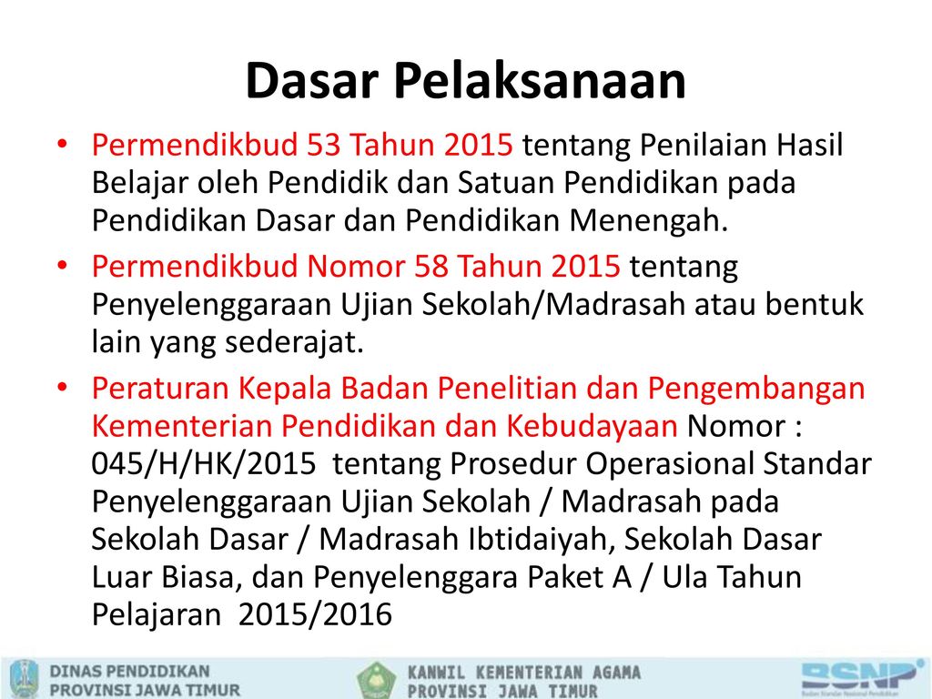 Sosialisasi Pedoman Teknis Ujian Madrasah Um Madrasah Ibtidaiyah